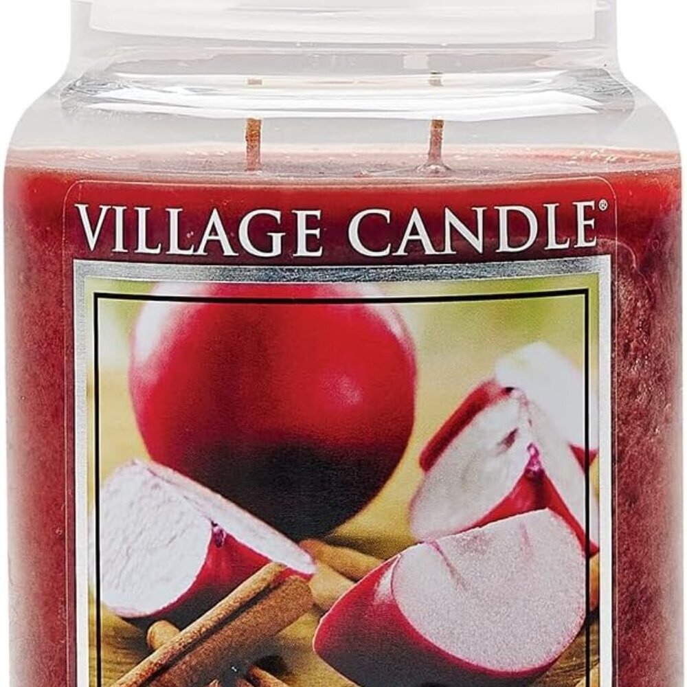 Apples & Cinnamon Large Apothecary Jar, Scented Candle, 21.25 oz.